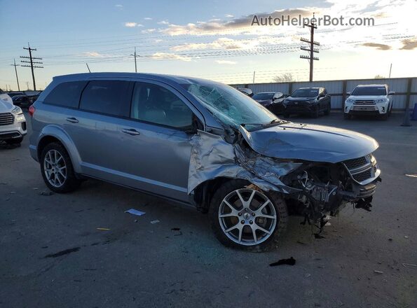 3C4PDCEG5JT363067 2018 DODGE JOURNEY Серебряный Передняя правая четверть