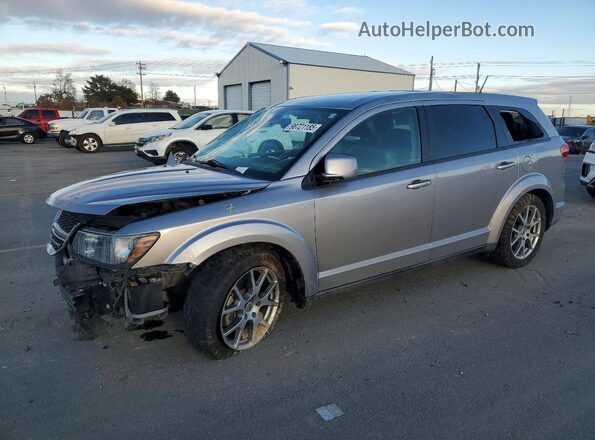 3C4PDCEG5JT363067 2018 DODGE JOURNEY Серебряный Передняя левая четверть