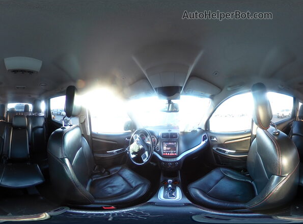 3C4PDCEG5JT363067 2018 DODGE JOURNEY Серебряный Панорамный вид салона 360°