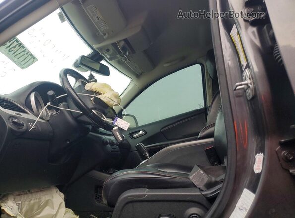 3C4PDCEGXKT746326 2019 DODGE JOURNEY Gray Вид салону спереду