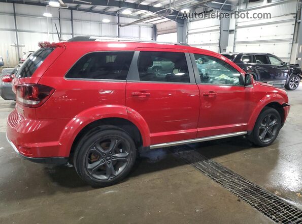 3C4PDCGG0KT858016 2019 DODGE JOURNEY Red Задня права чверть