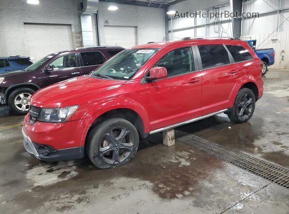 3C4PDCGG0KT858016 2019 DODGE JOURNEY Red Передня ліва чверть