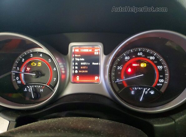 3C4PDDEG3KT784633 2019 DODGE JOURNEY Black Instrument cluster view