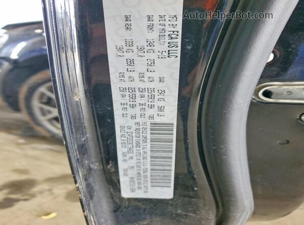 3C4PDDEG3KT784633 2019 DODGE JOURNEY Black VIN sticker view