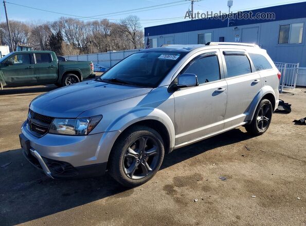 3C4PDDGG1JT386574 2018 DODGE JOURNEY Серебряный Передняя левая четверть