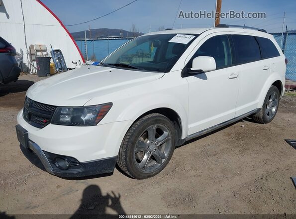 3C4PDDGG3GT109031 2016 DODGE JOURNEY White Vista tres cuartos delantera izquierda