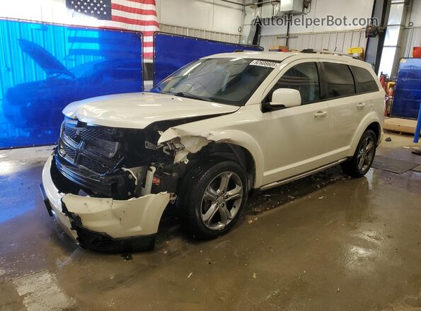 3C4PDDGG4HT548434 2017 DODGE JOURNEY White Front left