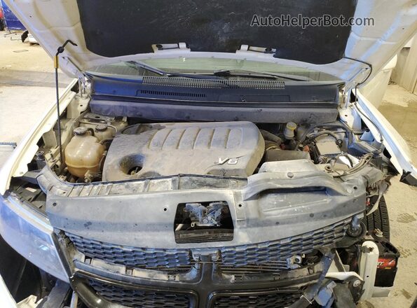 3C4PDDGG4HT548434 2017 DODGE JOURNEY White Engine compartment view