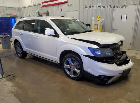 3C4PDDGG4HT548434 2017 DODGE JOURNEY White Front right