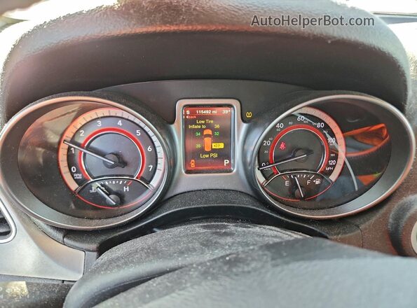 3C4PDDGG4HT557621 2017 DODGE JOURNEY White Vista del cuadro de instrumentos