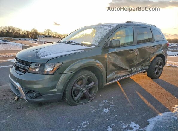3C4PDDGG4KT774805 2019 DODGE JOURNEY Green Front left