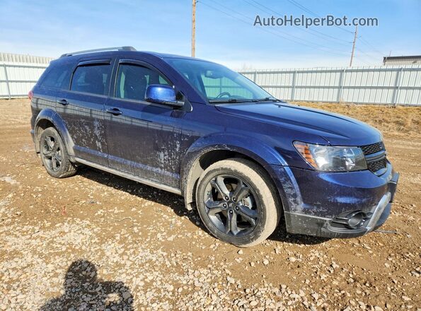 3C4PDDGG6JT278404 2018 DODGE JOURNEY Blue Передня права чверть