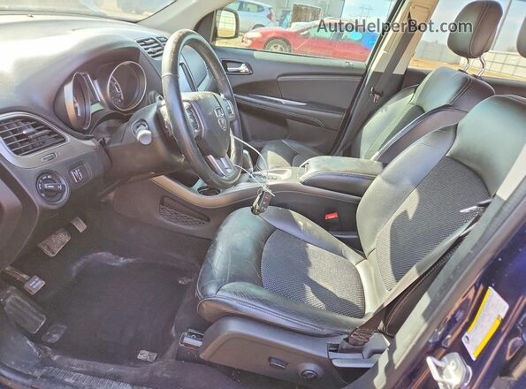 3C4PDDGG6JT278404 2018 DODGE JOURNEY Blue Вид салону спереду