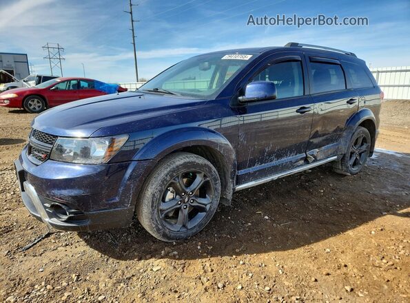 3C4PDDGG6JT278404 2018 DODGE JOURNEY Blue Передня ліва чверть