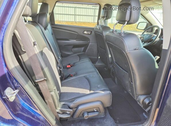 3C4PDDGG6JT278404 2018 DODGE JOURNEY Blue Вид задньої частини салону