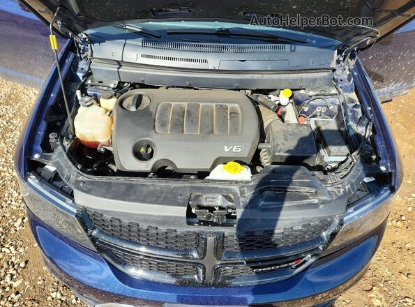 3C4PDDGG6JT278404 2018 DODGE JOURNEY Blue Вид підкапотного простору
