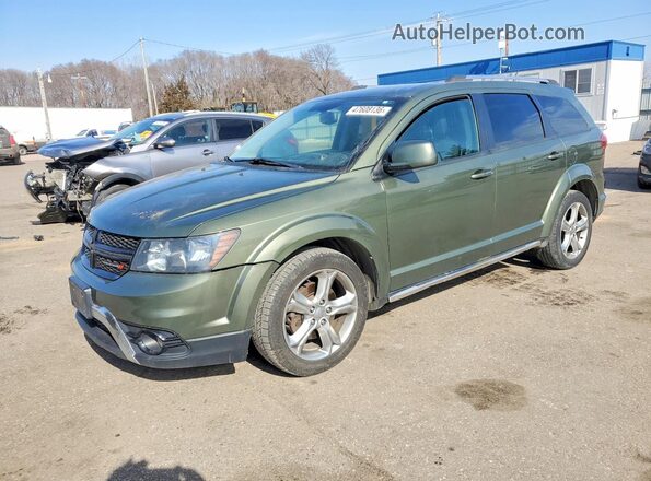 3C4PDDGG8HT513945 2017 DODGE JOURNEY Green წინა მარცხენა ხედი სამი მეოთხედიდან