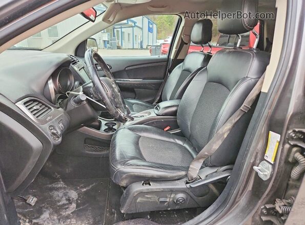 3C4PDDGG9KT810956 2019 DODGE JOURNEY Gray Вид салону спереду