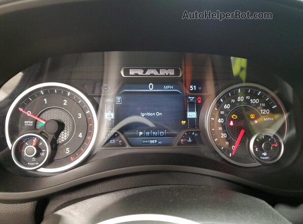 3C63R5JL5TG168331 2026 RAM 2500 Угольный Вид щитка приборов