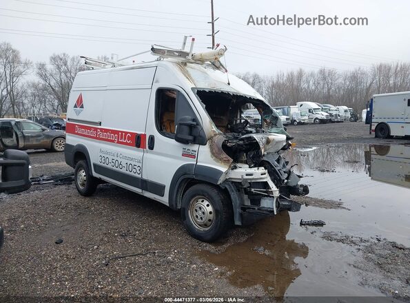 3C6TRVCG2GE110355 2016 RAM PROMASTER 2500 Белый Передняя правая четверть