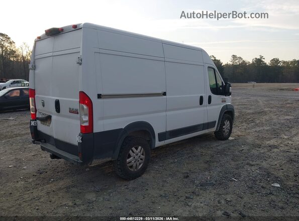 3C6TRVCG2JE117474 2018 RAM PROMASTER 2500 Белый Задняя правая четверть