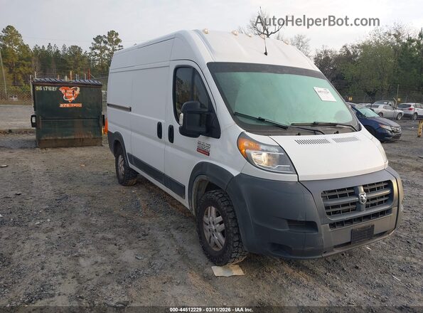 3C6TRVCG2JE117474 2018 RAM PROMASTER 2500 Белый Передняя правая четверть