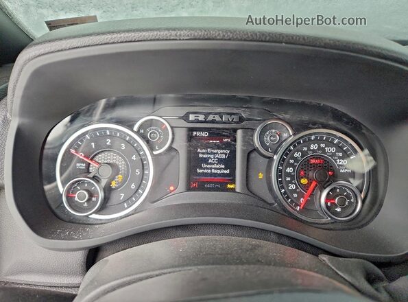 3C6UR5CJ6SG522940 2025 RAM 2500 Серый Вид щитка приборов