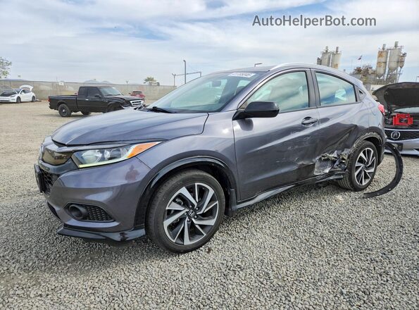 3CZRU5H16LM700316 2020 HONDA HR-V Серый Передняя левая четверть