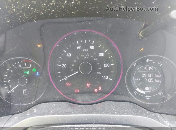 3CZRU5H19KM720106 2019 HONDA HR-V Белый Вид задних сидений