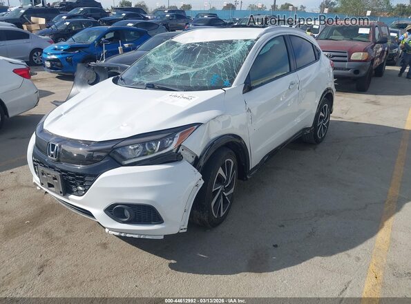 3CZRU5H19KM720106 2019 HONDA HR-V Белый Передняя левая четверть