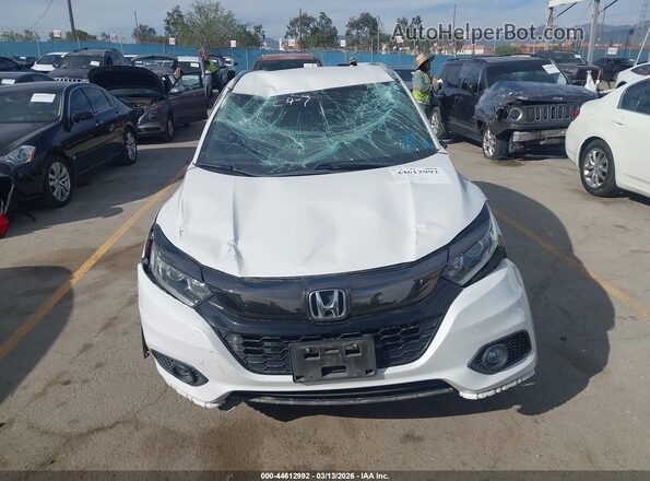 3CZRU5H19KM720106 2019 HONDA HR-V Белый Вид панели приборов