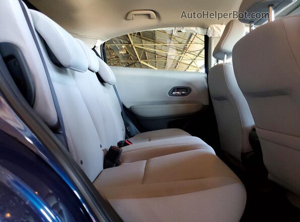 3CZRU5H30HM708632 2017 HONDA HR-V Синий Вид задних сидений