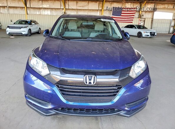 3CZRU5H30HM708632 2017 HONDA HR-V Синий Вид спереди