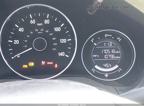 3CZRU5H32KG710212 2019 HONDA HR-V Серебряный 