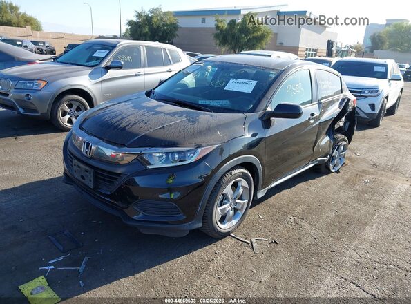 3CZRU5H37KG704812 2019 HONDA HR-V Черный Передняя левая четверть