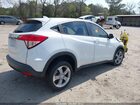 2021 Honda Hr-v 2wd Lx White vin: 3CZRU5H37MM711201