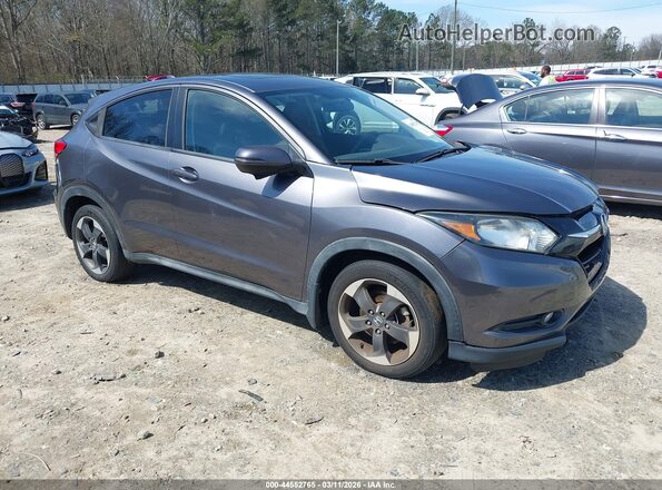 3CZRU5H53JM709457 2018 HONDA HR-V Серый Передняя правая четверть