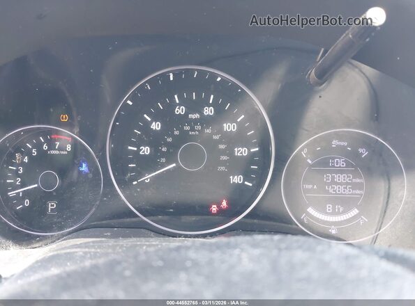3CZRU5H53JM709457 2018 HONDA HR-V Серый Вид задних сидений