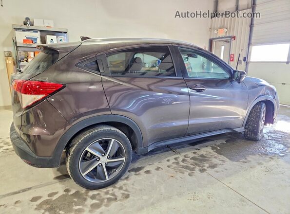 3CZRU5H56MM712342 2021 HONDA HR-V Maroon Tył prawy