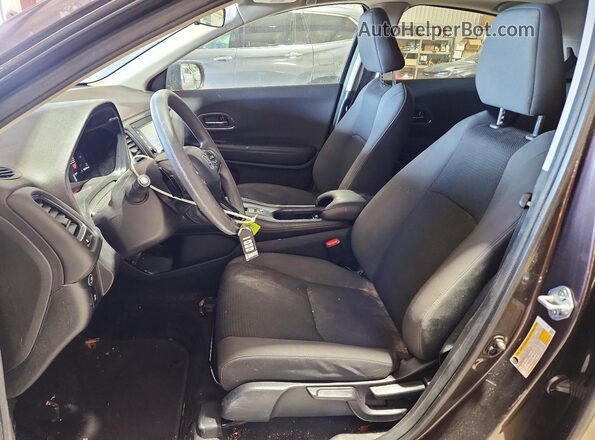 3CZRU5H56MM712342 2021 HONDA HR-V Maroon Widok wnętrza z przodu