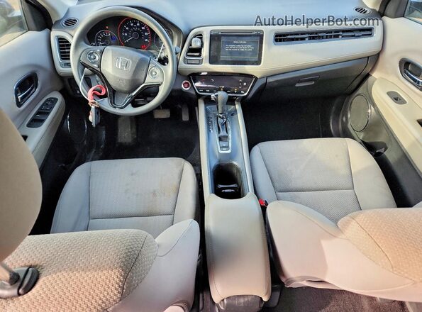 3CZRU5H57HM707852 2017 HONDA HR-V Синий Вид панели приборов