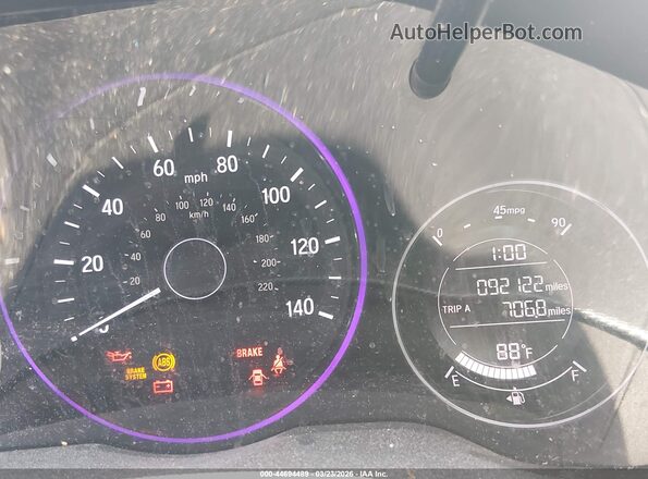 3CZRU5H72HM700874 2017 HONDA HR-V Черный Вид задних сидений