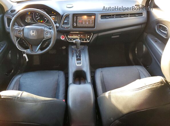 3CZRU5H7XLM703076 2020 HONDA HR-V Белый Вид панели приборов