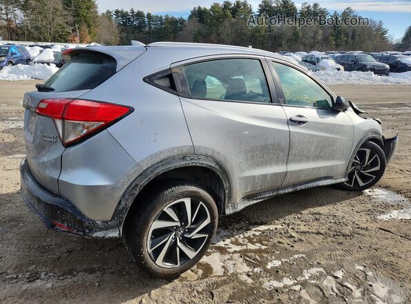 3CZRU6H10KG707975 2019 HONDA HR-V Silver Trasero derecho