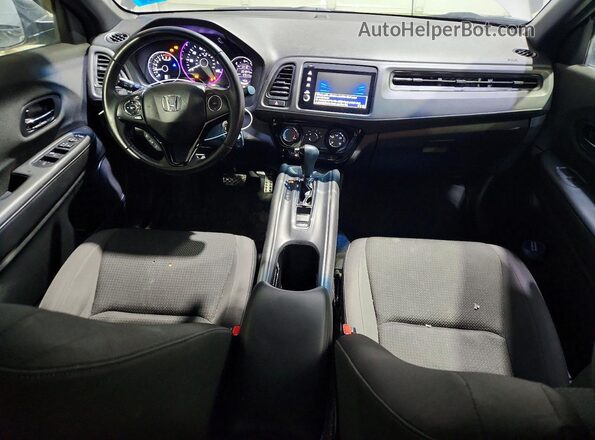 3CZRU6H10KG712562 2019 HONDA HR-V Gray Vista del salpicadero