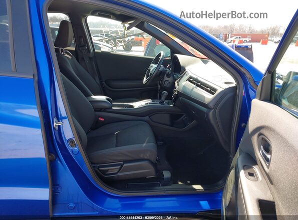 3CZRU6H12MM702443 2021 HONDA HR-V Blue Вид салону спереду
