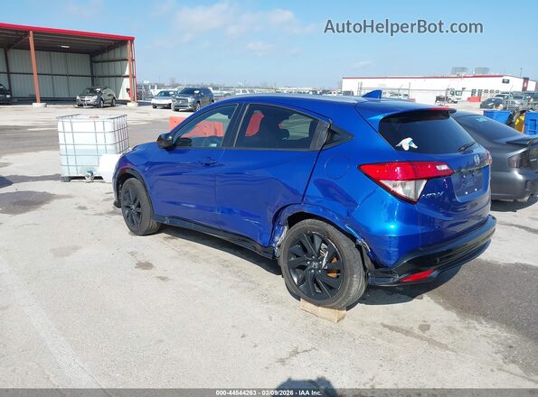 3CZRU6H12MM702443 2021 HONDA HR-V Blue Задня ліва чверть