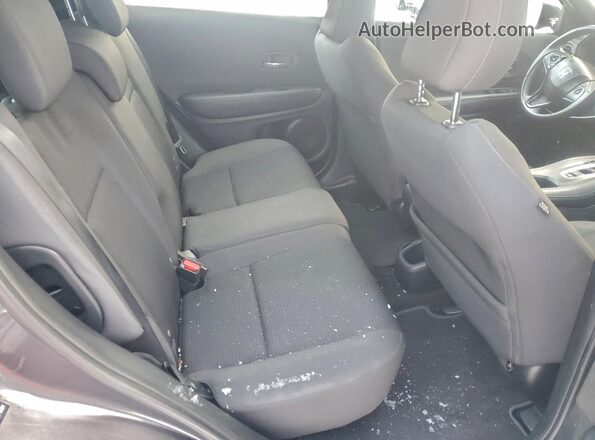3CZRU6H14KG710281 2019 HONDA HR-V Gray Vista de los asientos traseros