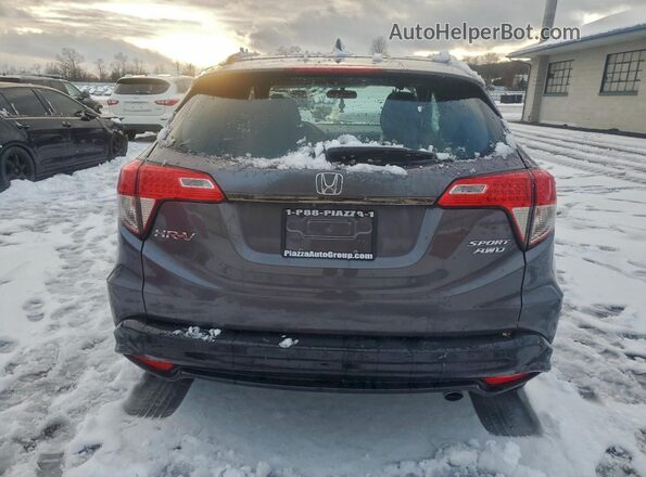 3CZRU6H14KG710281 2019 HONDA HR-V Gray Vista trasera