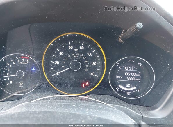 3CZRU6H18KG720182 2019 HONDA HR-V Серебряный Вид задних сидений